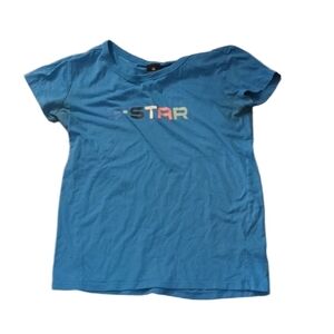 G-star raw blue tee size XS